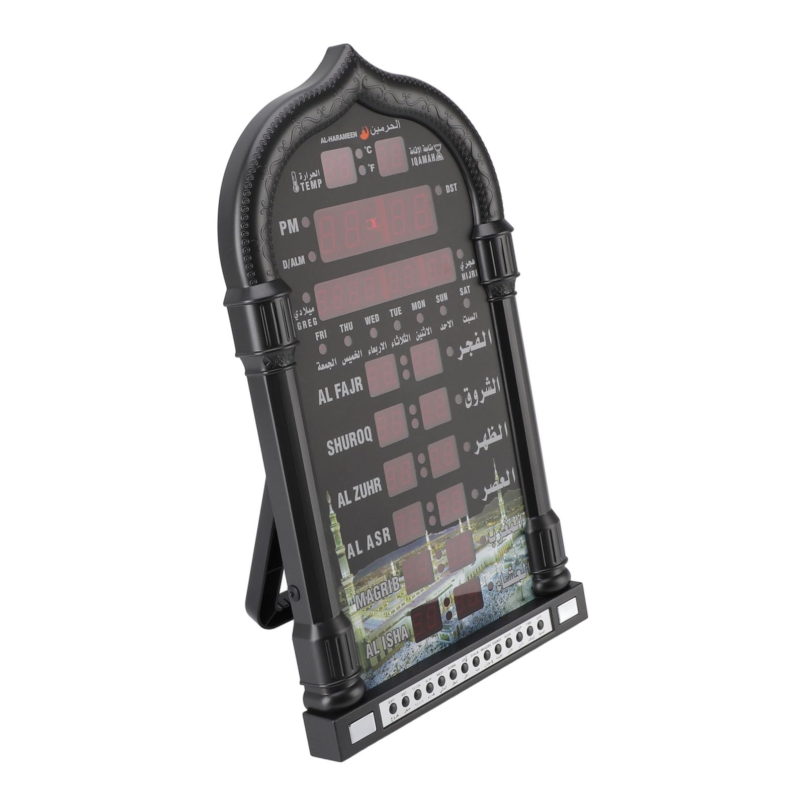 Reloj de Oración Musulmana (Negra)