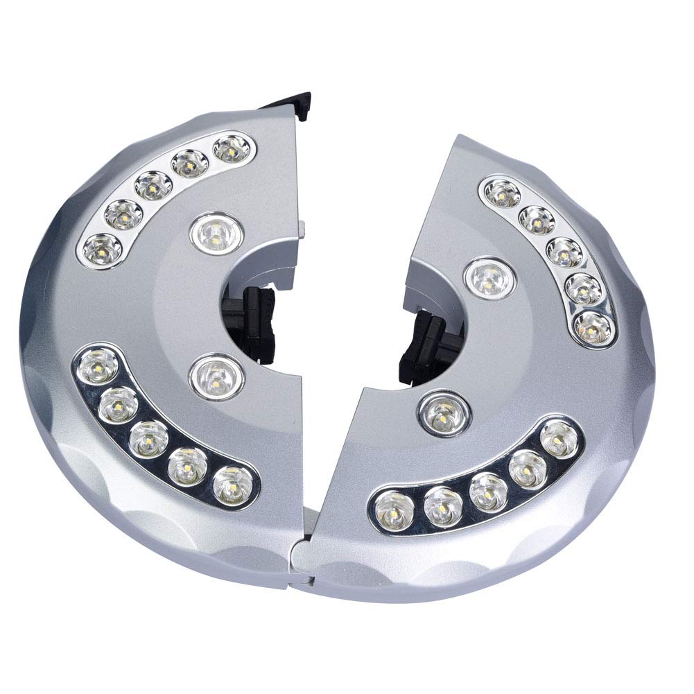 Lámpara de Sombrilla de Patio, Luz de Sombrilla de Patio, Luz de Camping con 24 LED para Sombrillas de Patio, Tiendas de Campaña, Uso Al Aire Libre, Luces de Sombrilla de Patio