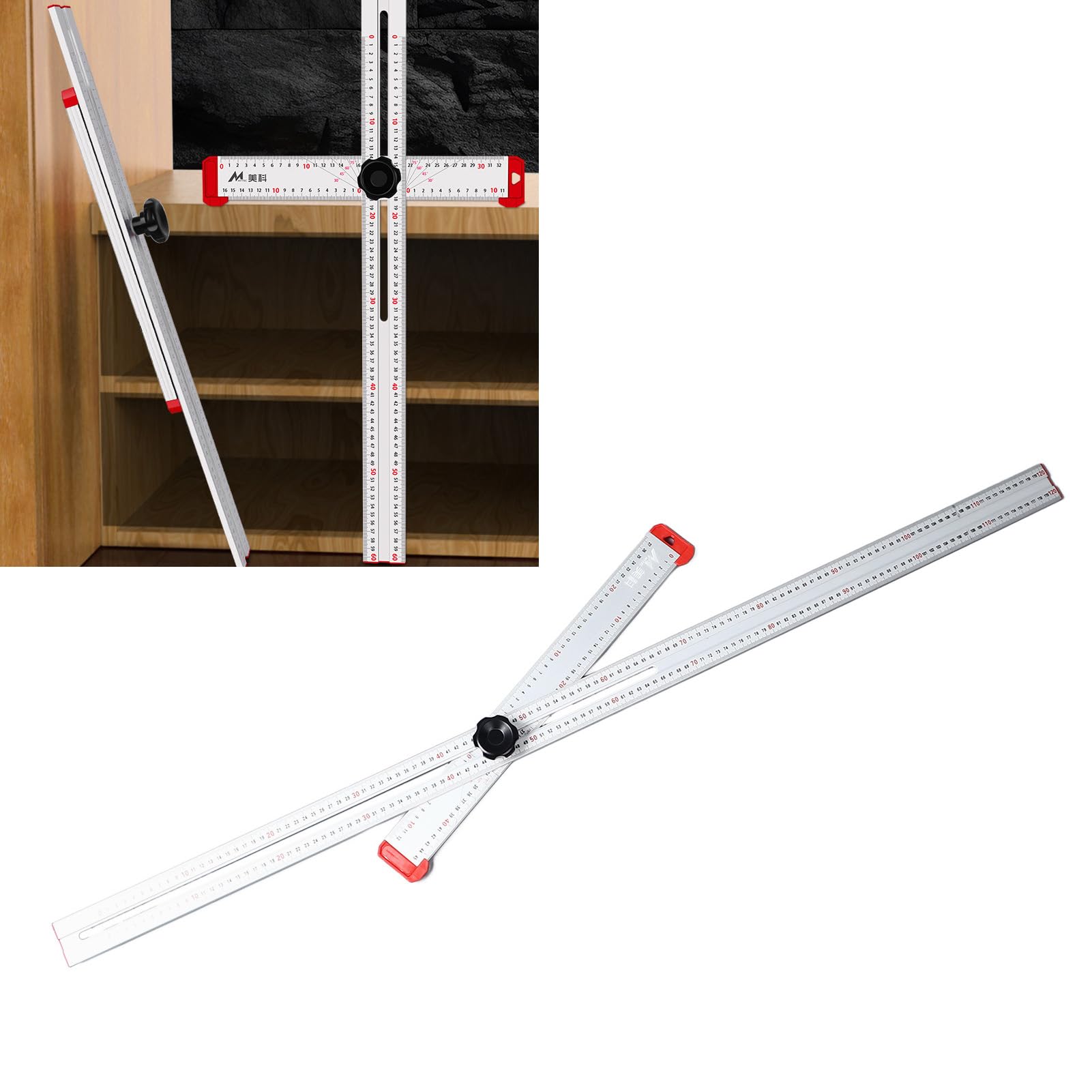 Aluminum Alloy Angle Measuring Combination Square ... – Grandado - View #11
