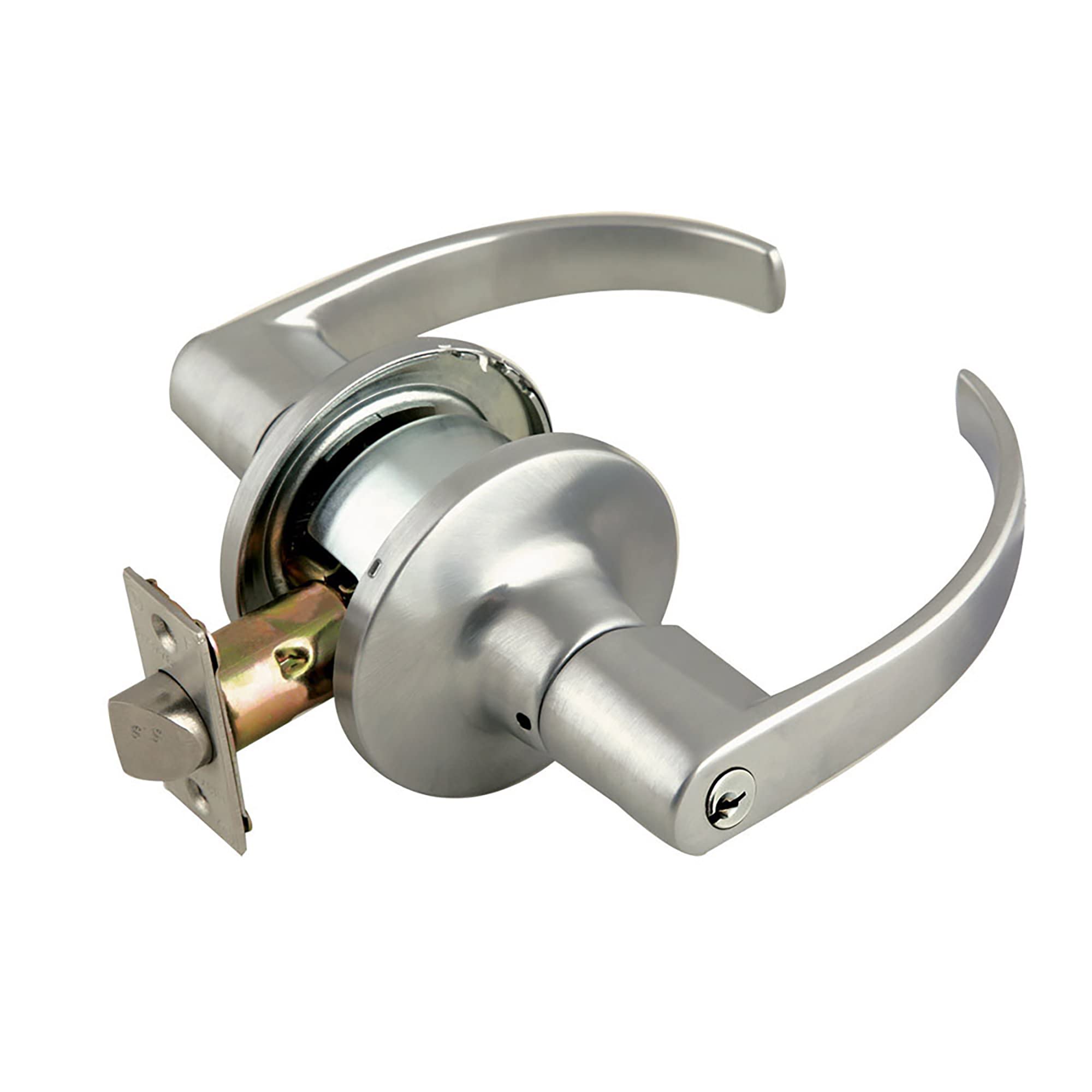 Poignée de porte Design House 701979, l'élégance du chrome satiné