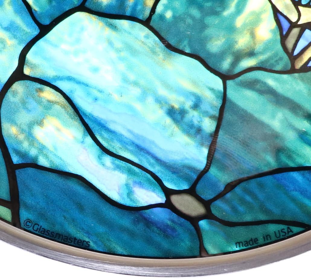 ルイス・C・ティファニー 睡蓮 丸型ヴィンテージステンドグラス 東京都