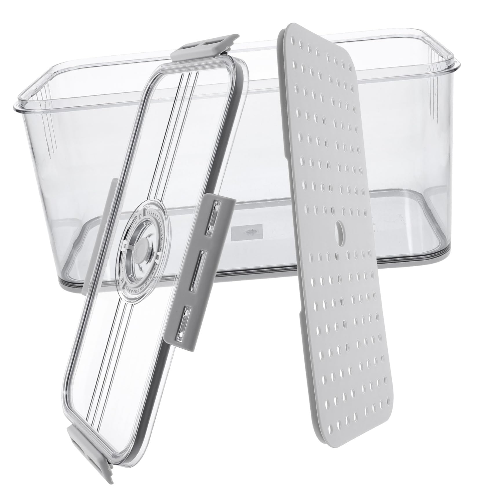 Ciieeo 2 Recipientes Herméticos Para Guardar Pan Con Registro De Y Tapa Para Mantener La Comida En La Cocina.