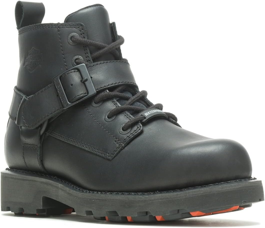 Harley-Davidson Men's 5.25-Inch Bullard Waterproof Black Motorcycle Boots D50000
