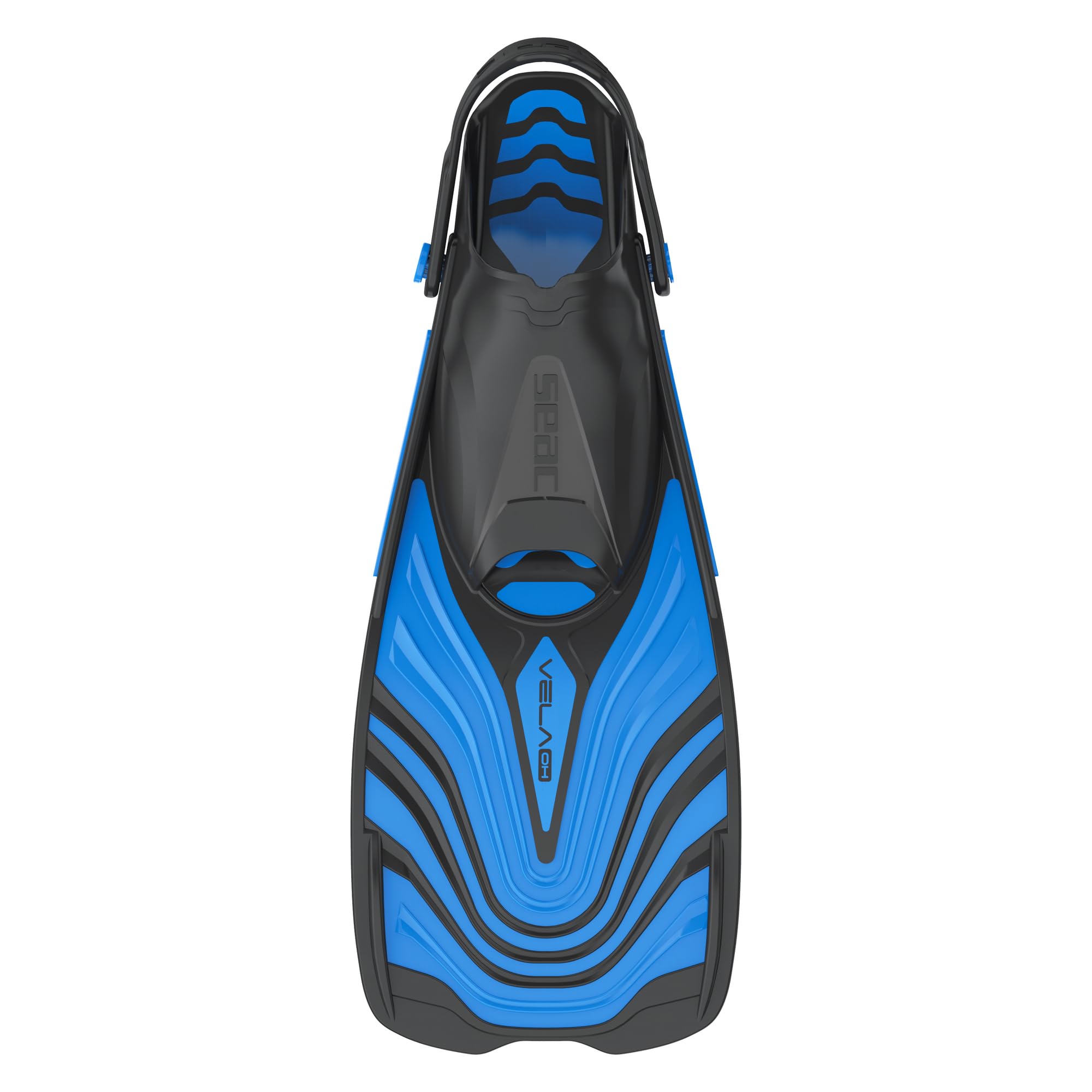 Seac Vela OH, Kurze Flossen zum Schnorcheln und Schwimmen im Schwimmbad mit verstellbarem Riemen