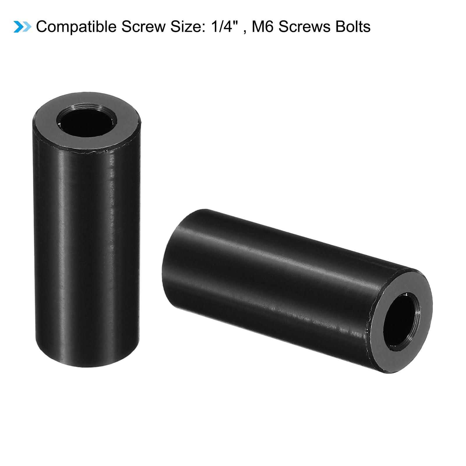 Distanziali In Alluminio M6 - 10 Pezzi Da 6,2 Mm X 10 Mm X 5 Mm Per Viti 1/4 O M6, Per Alta Temperatura E Pressione