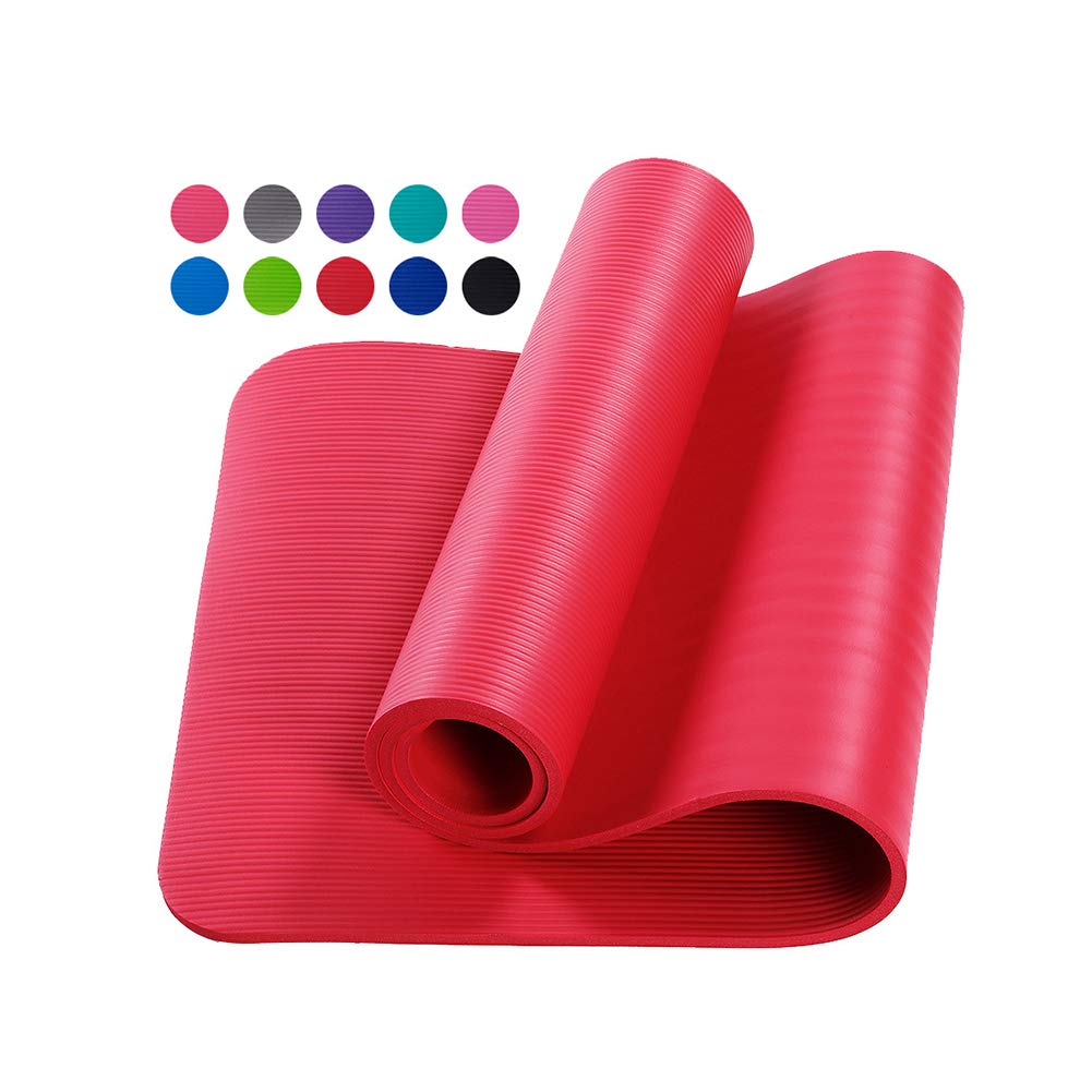 VANVENE Yoga Mat,Eco Friendly NBR, Premium 10mm Thick Mat,Chemical Free, High Performance Grip, Ultra Dense Cushioning