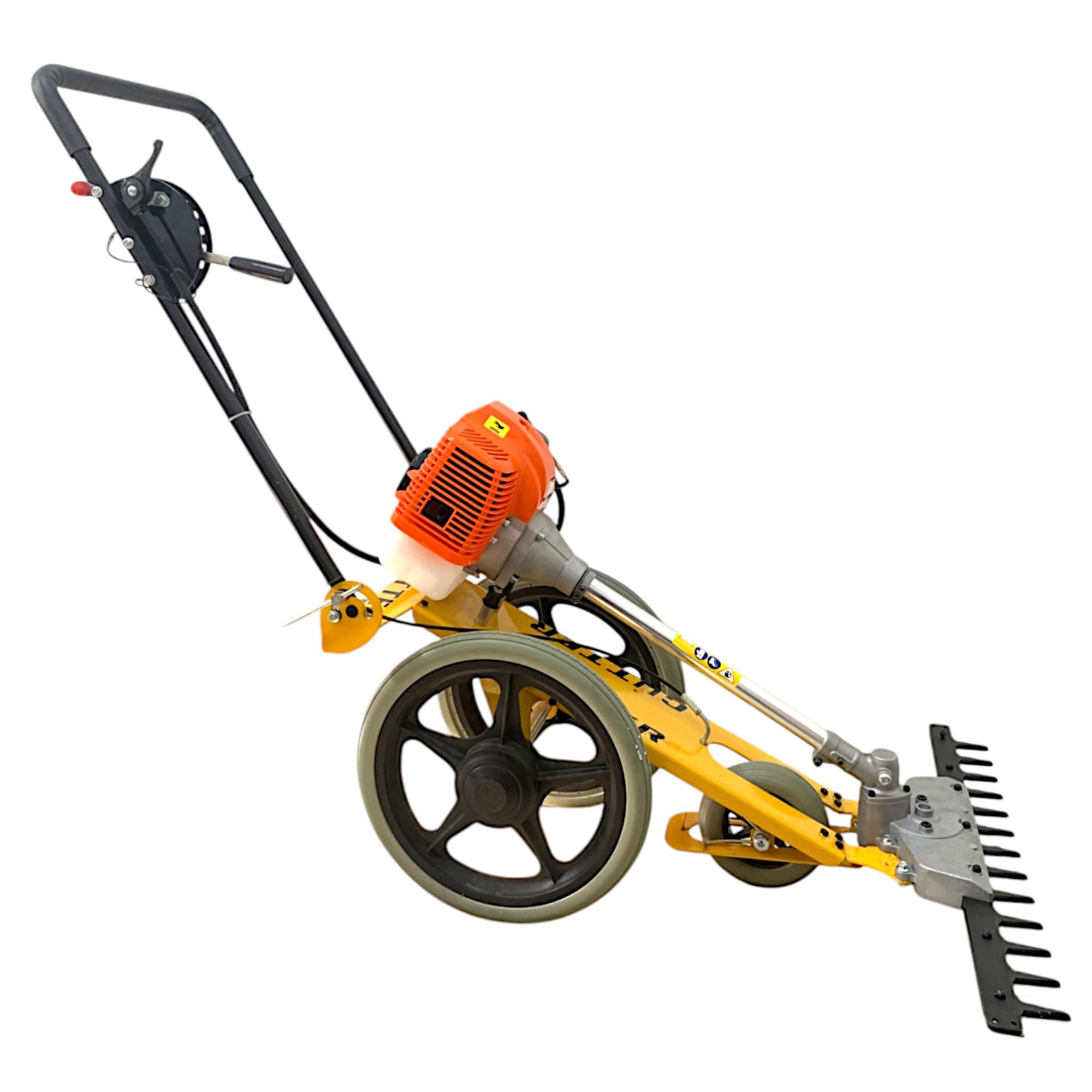 Motofalciatrice a Scoppio 42.5CC Potenza 1.45KW Motore 2 Tempi Larghezza di Lavoro 70cm