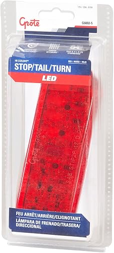 Miniatura 2 de Grote G6002-5 Hi Count - Luz de giro trasera ovalada LED de 56 diodos, color rojo