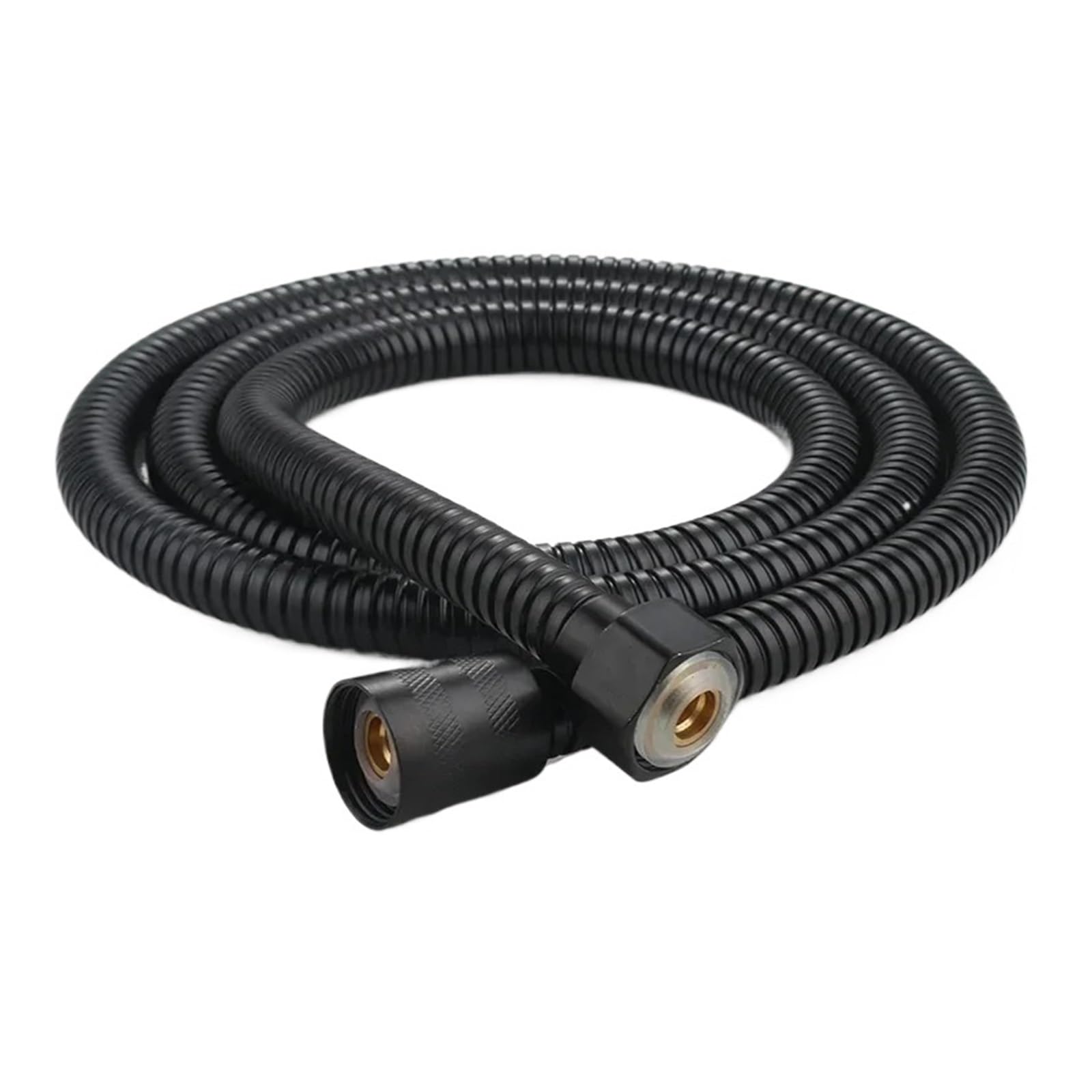 Manguera de Agua Extensible for jardín, Accesorios SUS304, Flexible, for Ducha, baño, 1,5/2 m, Color Negro(Black,2m)