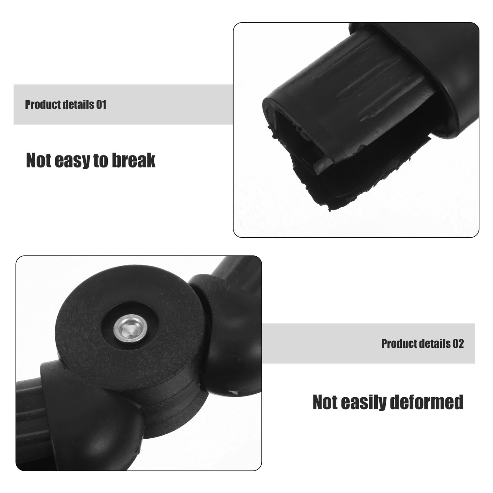 2 Pezzi Giunti in Plastica per Sedie Pieghevoli Adattatori per Tubi di Poltrone Reclinabili e Sdraio Accessori per Connessione Stabile e Compatibile Sedie da Spiaggia