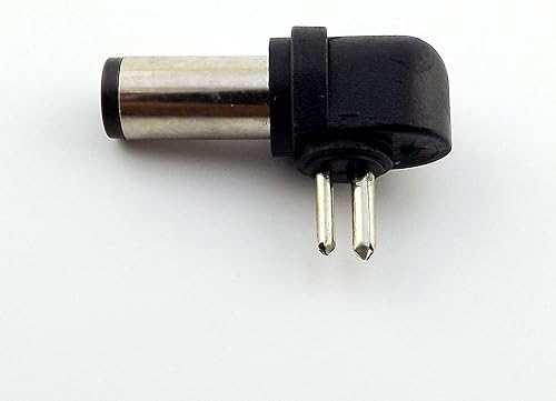 Miniatura 2 de Conector y Terminal, 0.291 x 0.197 in Universal AC DC 2 Pin Plug Cargador Punta Adaptador de Alimentación Portátil Portátil
