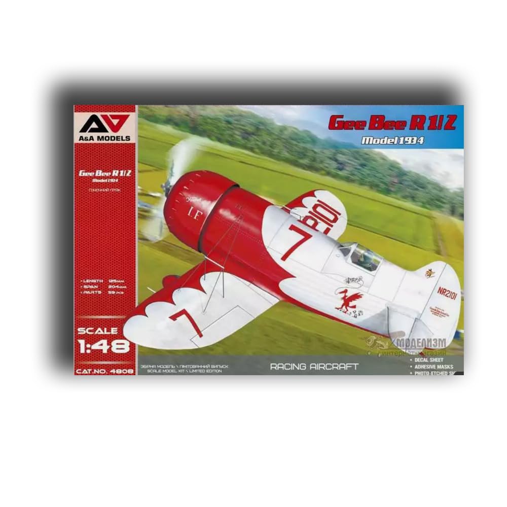 Amazon.com: AA Models 4808 1/48 Gee Bee R1/R2 Aircraft Model kit