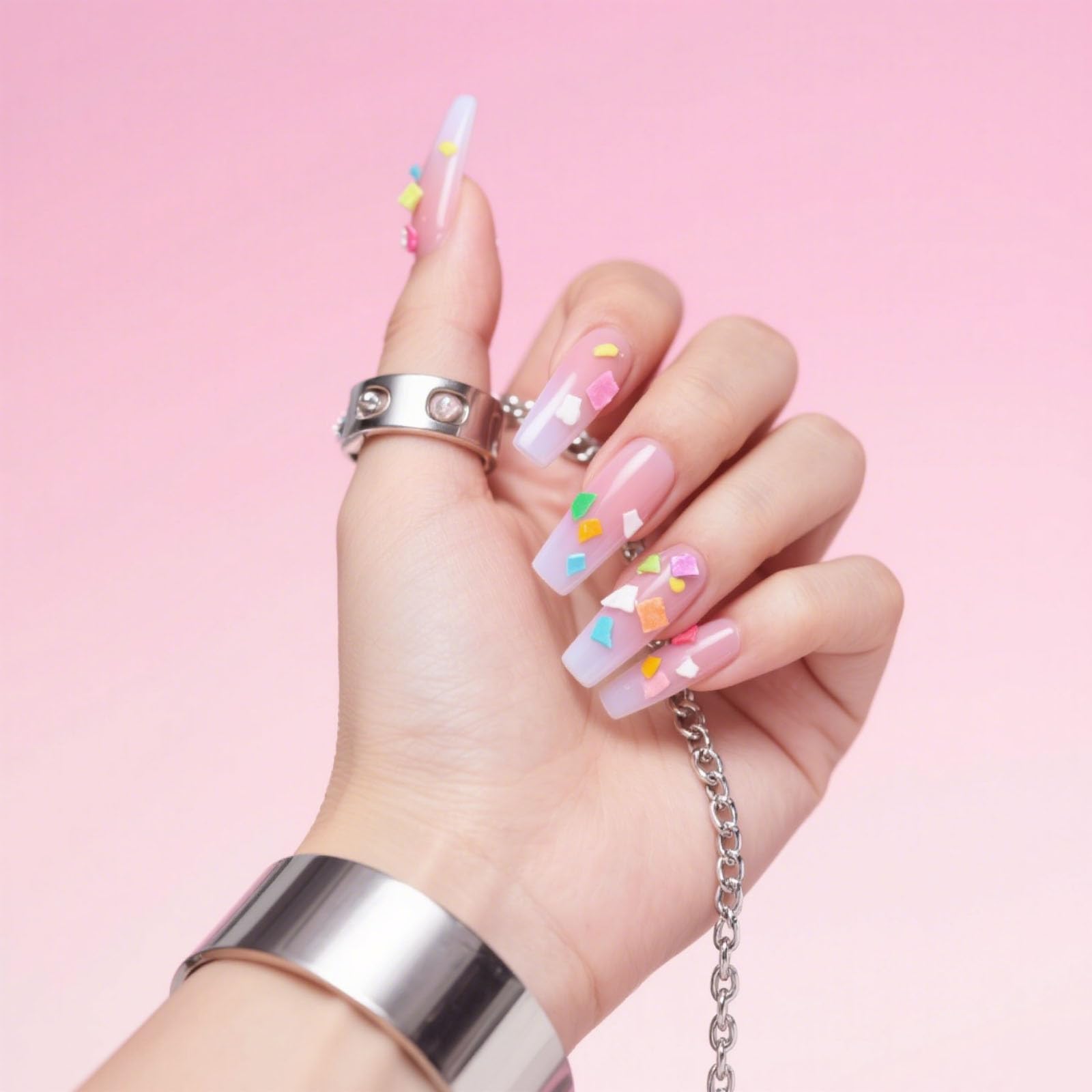 400Pcs XXL Extra Long Nail Tips - Image 2