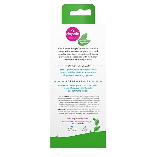 Miniatura 3 de Dapple Baby - Jabón de extractor de leche con botella de 8 onzas líquidas sin fragancia a base de plantas e hipoalergénicas fórmula de fácil