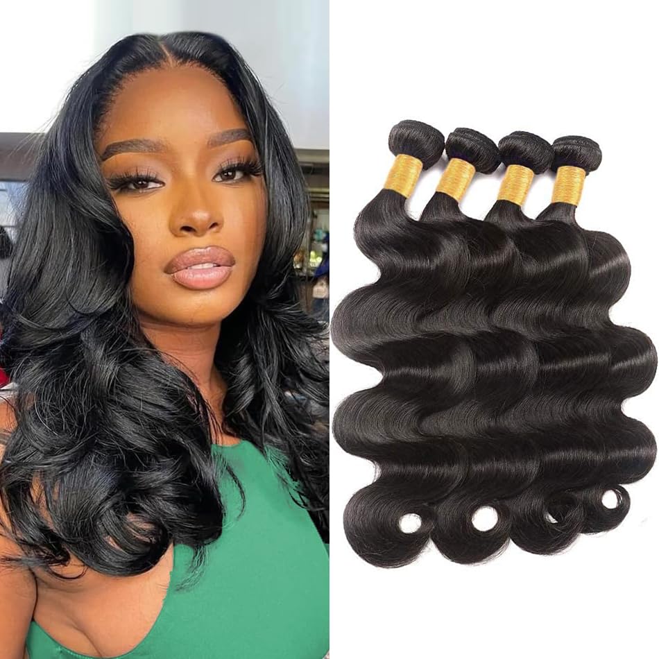 Human Hair Bundles Body Wave 10 12 14 16 Inch 100%...