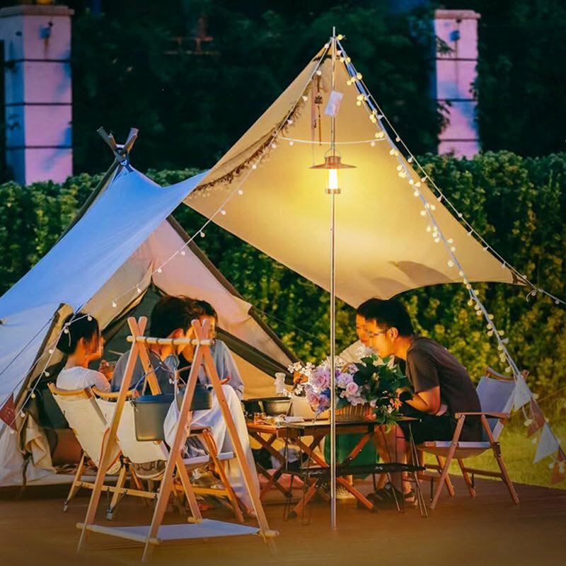 WnewTools Portable Camping Light USB Rechargeable Hanging Lights LED Lighthouse Transfer Hiking Tent Emergency Flashlight