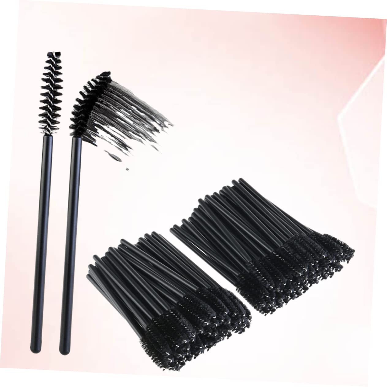 TOVINANNA 50pcs Disposable Mascara Brushes for Makeup Eyelash Applicators Beauty Brushes Set