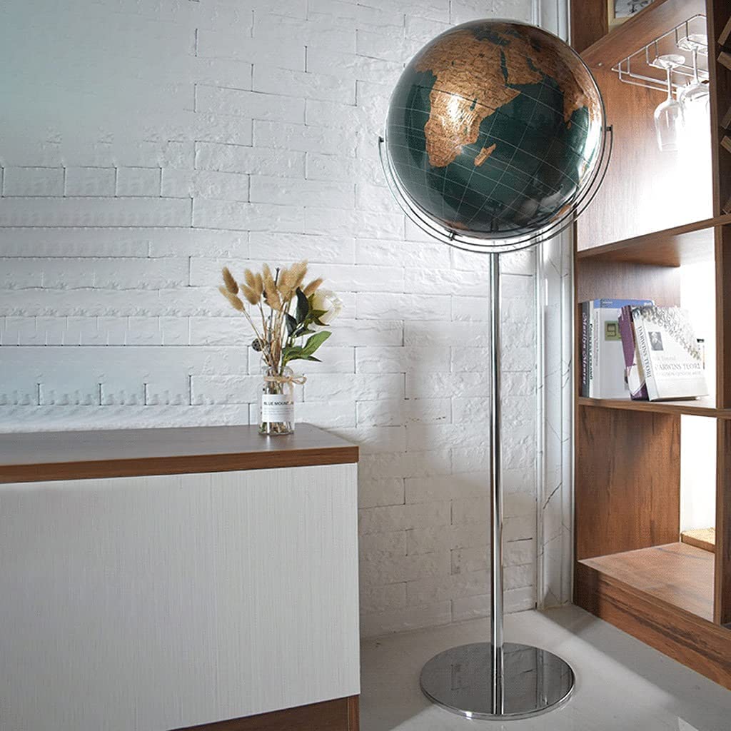 Globo terrestre, Decorazione for La Casa, Marcatura Di Testo Chiaro(E)