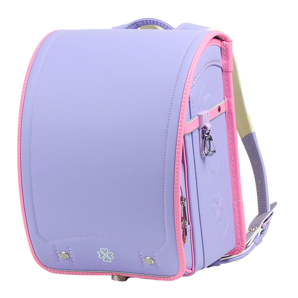 ransel randoseru backpack japanese automatic school bags Senior waterproof PU leather Purple 7 08 10 23 13 38
