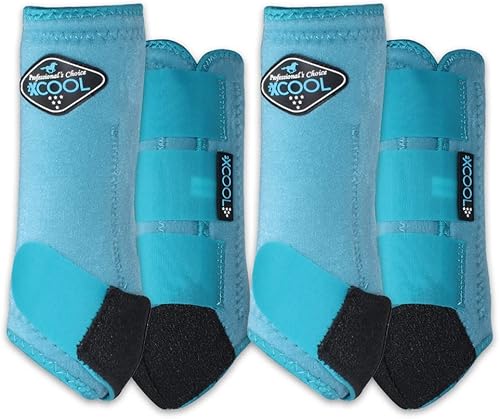 Vista 127 de Professional's Choice 2XCOOL Botas deportivas para caballos medicinales, diseño protector y transpirable para máxima comodidad y durabilidad en Negro