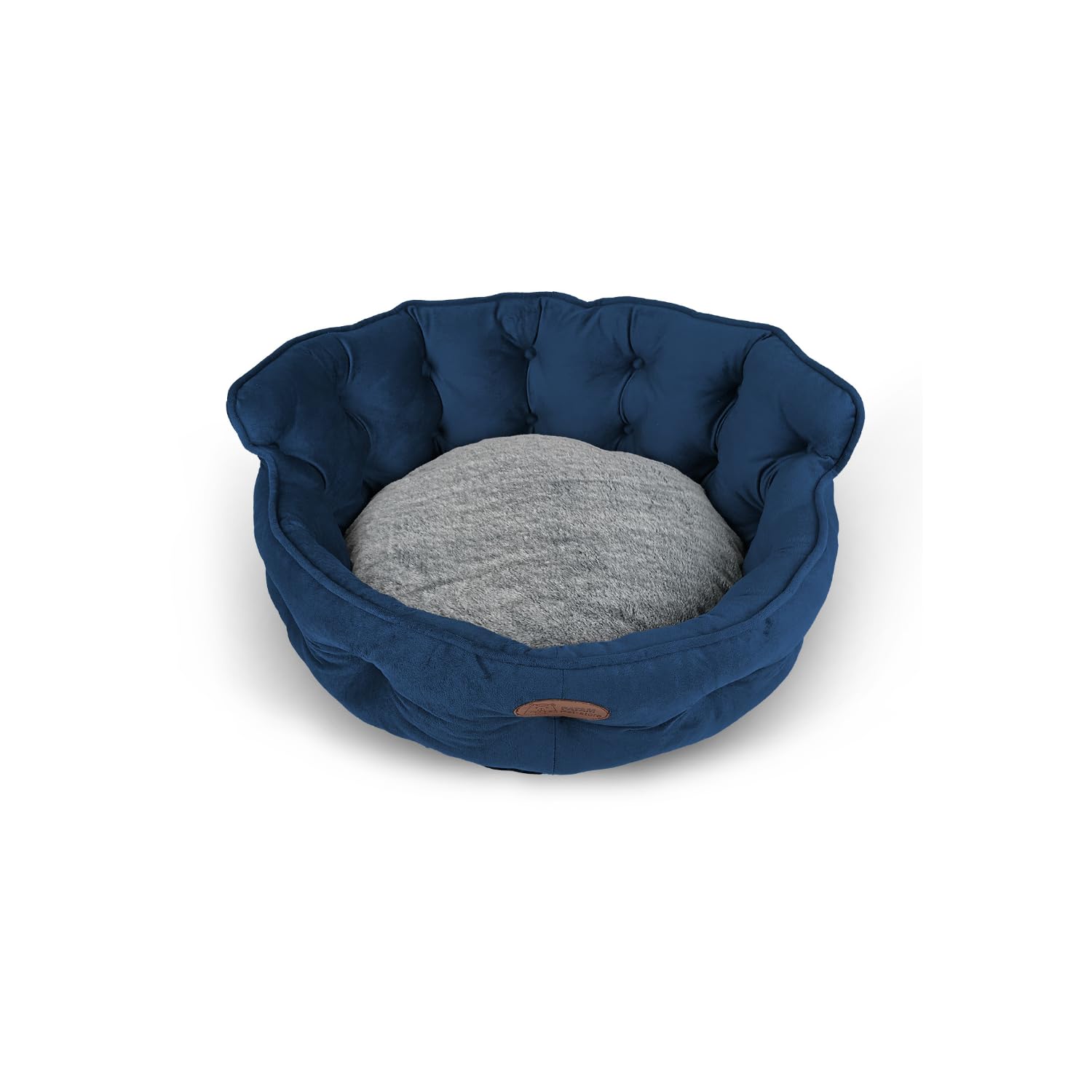 Canapé-lit pour chiens et chats King Bleu déhoussable de 58 cm Moyen