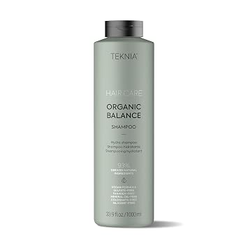 LAKME Teknia Organic Balance Shampoo, Hydrating Shampoo, Hydration for Scalp and Hair, 33.9 Fl Oz