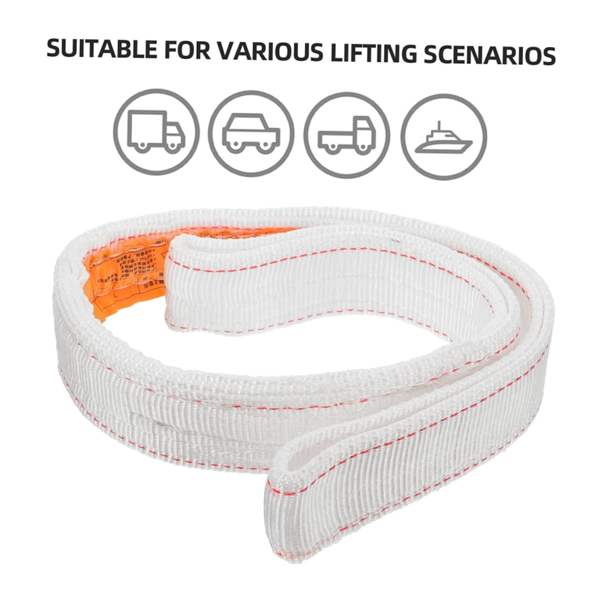 balacoo Tree Protection Leash Lifting Strap Tree Strap Lifting Slings for Tree Winch Strap Tree Moving Straps Tree Lift Sling Straps Towing Rigging Tree Rigging Straps White Polypropylene