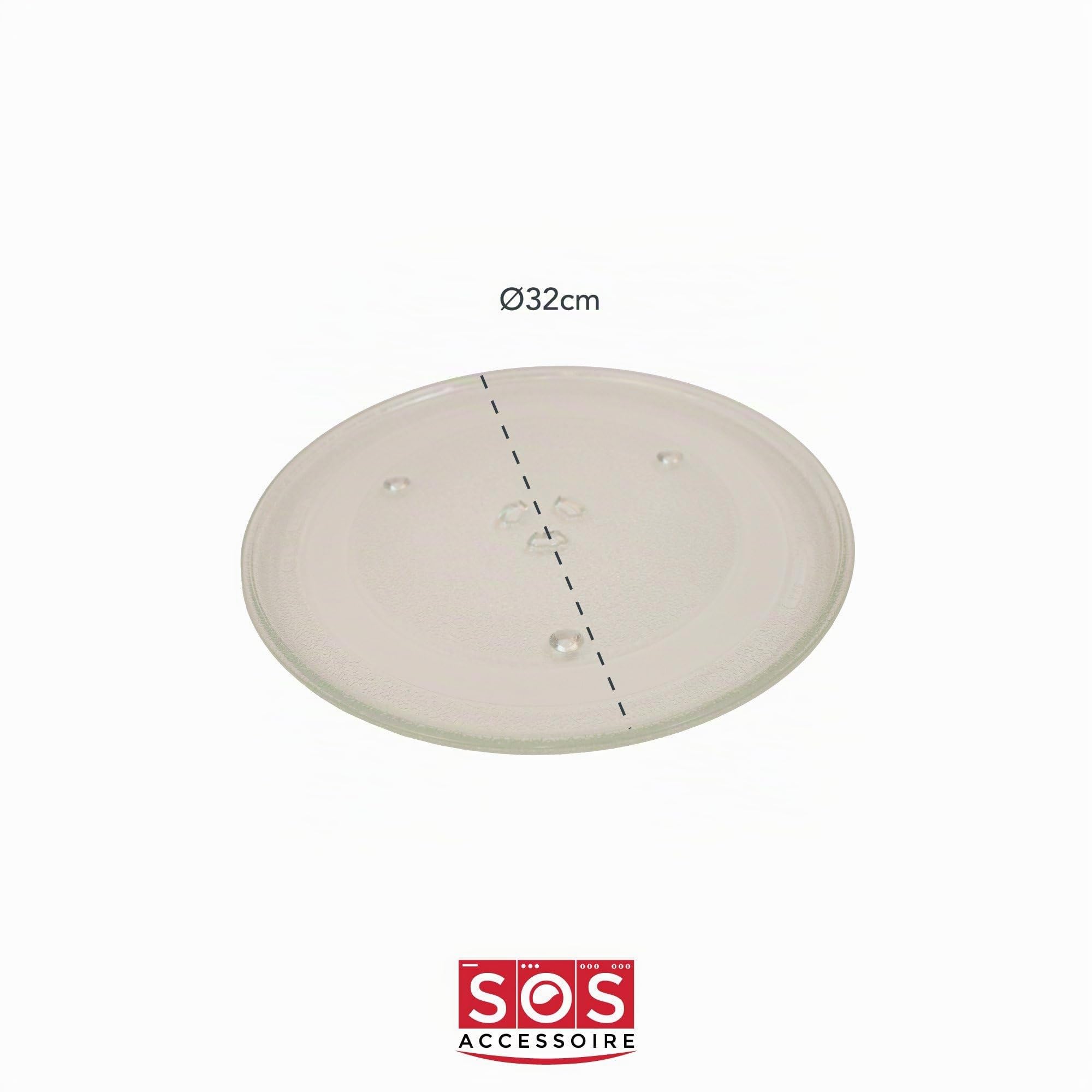 SOS Accessoire Piatto girevole in vetro 32 cm per forno a microonde DE74-20015G BAUMATIC, BLAUPUNKT, BOSCH, CANDY, COSTRUCTA, JUNKER, NEFF, SAMSUNG, SIE