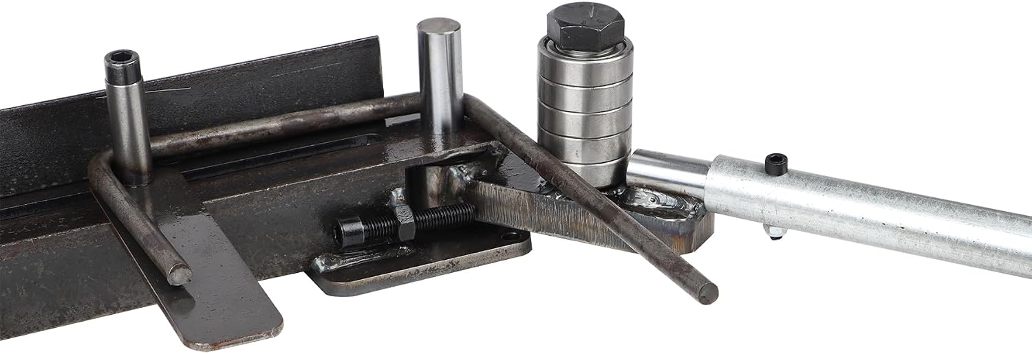 Mini Rod Bender, Bendable Diameter 1-8mm Steel Rod, Small Size Manual Rebar Bender, Adjustable Positioning Devices for Small-lot Project