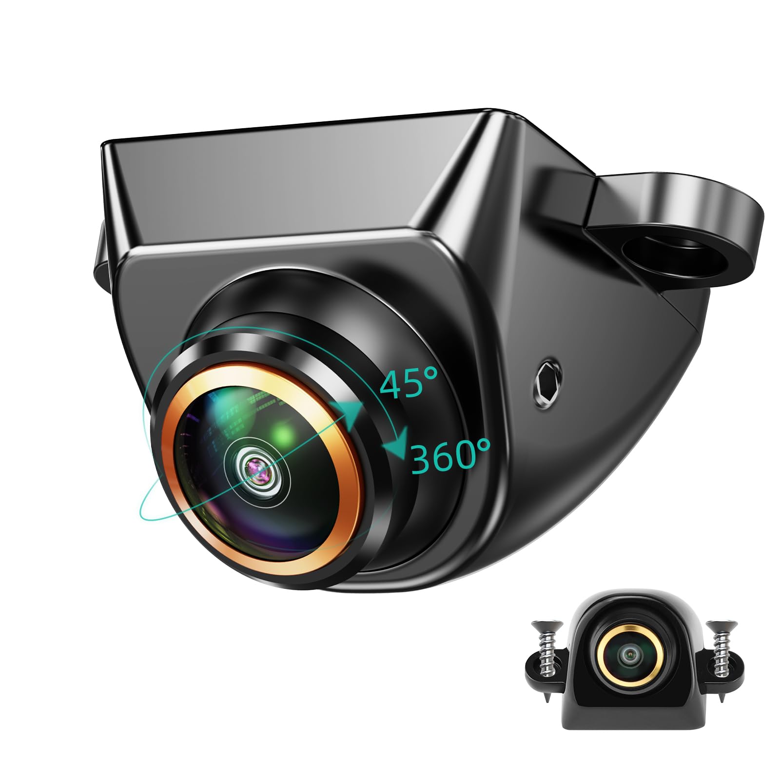 GreenYi AHD 1080P Rückfahrkamera Funktioniert nur mit Monitoren und Radio, die das AHD 1080P Videosignal Unterstützen, 170 Grad Betrachtungswinkel Rückfahr-/Front-/Seitenansichtskamera