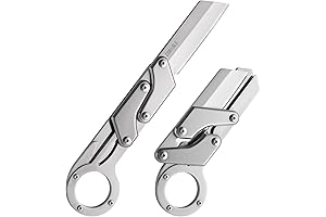 7-Inch Silver Blade Folding Knife: Your Tactical Outdoor Hunting Companion