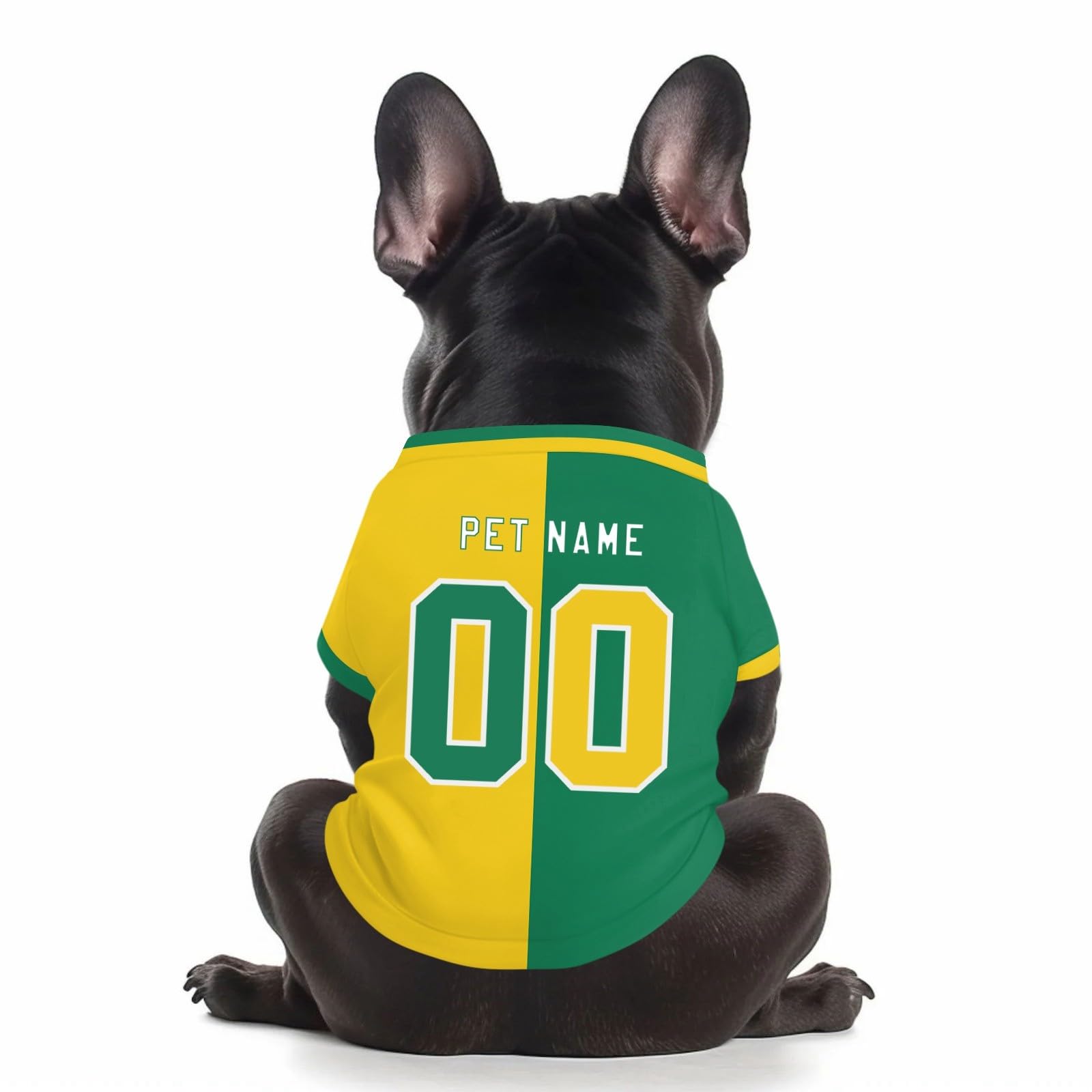 ywkiyrs Custom Dog Shirt Pet Football Jersey Costume for Dogs Cats Personalized Breathable Pet Clothes Puppy Outfit for Small Medium Large Dogs โ image 1
