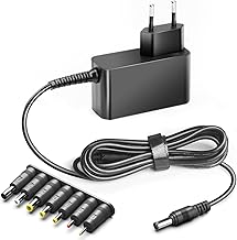 KFD Universal Power Supply 18 V Charger Charging Cable for Einhell Battery Construction Site Radio TE-CR 18 Li DAB+/FM/BT, TechniSat Viola 231 OD Makita Battery Compatible Digital Radio 0000/2967 0000