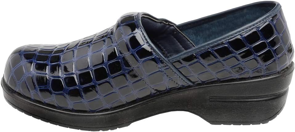 CUSHIONAIRE Women's Claire Slip-On Clog, Vegan Leather, Memory Foam, Lightweight Comfort Clog with 1.5-Inch Heel - Image 4