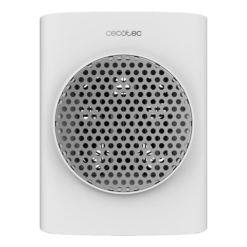 Cecotec Calefactor Cerámico de Sobremesa ReadyWarm 1570 Max Ceramic Smart White. 1500 W, Ceramic Technology, Pantalla Digital, Termostato RegulableBlanco