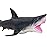 Gemini&Genius Sea Animal Great White Shark Action Figure Soft Rubber Swimming Pool Bathtub Toys, Realistic 18\'\' Length Ocean Animal Swordfish Educational and Role Play Toy for Kids