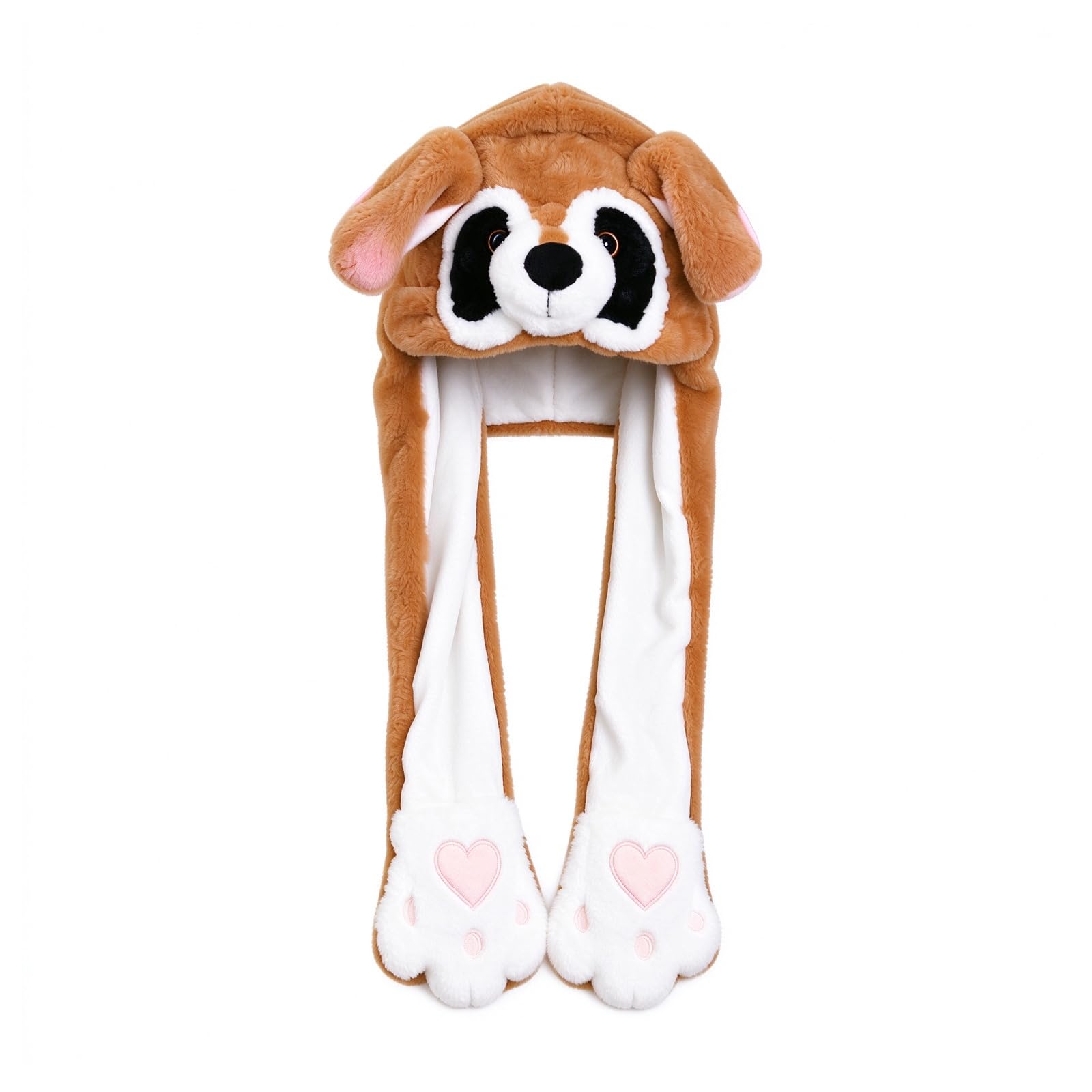 Hifot Animal Hat with Moving Ears Kids Adults, Plush Animal Moving Ears Hat
