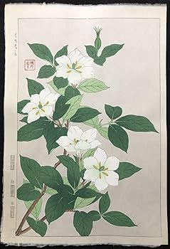 Amazon.co.jp: 木版画 河原崎奨堂くちなし芸艸堂版 大判 彫長島