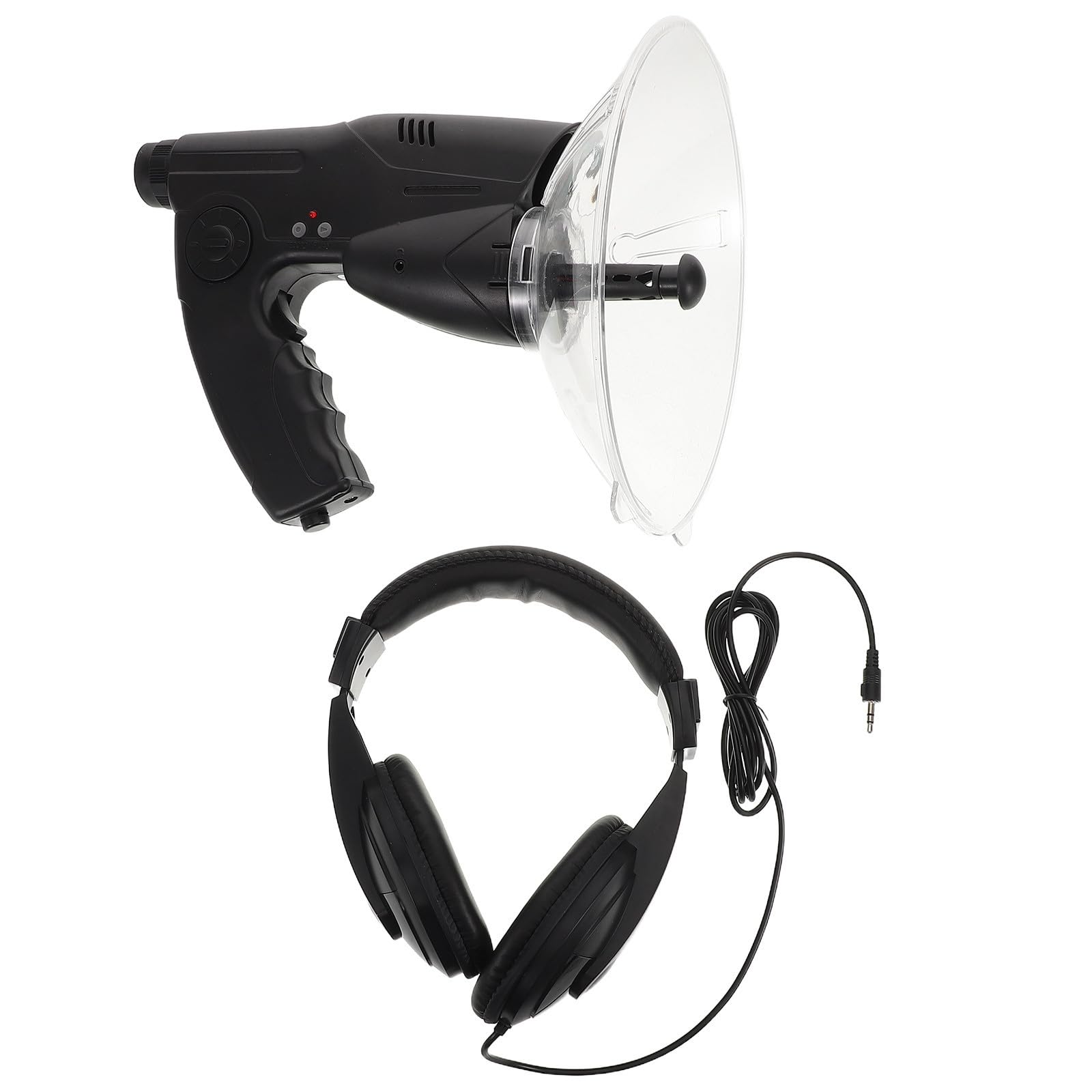 Gatuida Telescopio Monoculare 8x per Adulti in Abs Nero, Leggero e Portatile, Dispositivo di Ascolto Portatile per Birdwatching e Esplorazione della Natura