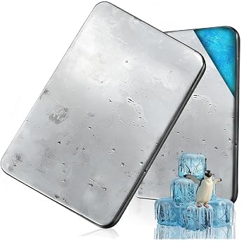 Ice Packs, Long Time, Powerful, Speed Freezing & High Performance Cold Insulation, Improved Alloy, Stainless Steel Ice Pack, 