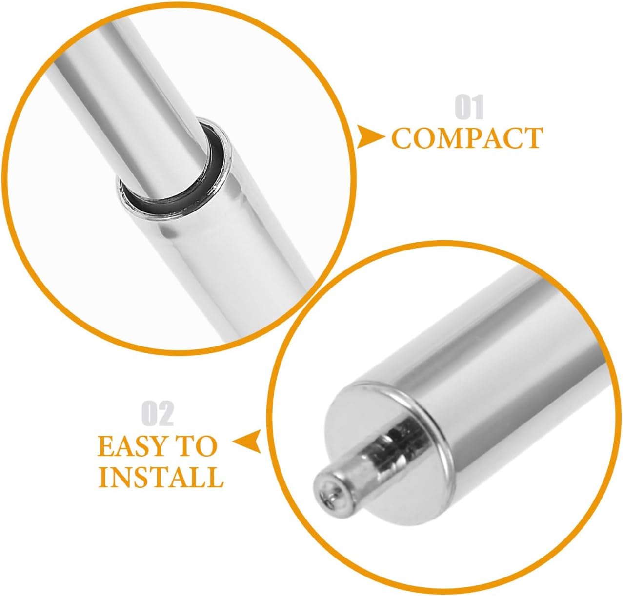 Kisangel Toilet Paper Roller Rod Retractable Spring Loaded Replacement Spindle Paper Holder Accessory for Bathroom Toilet Holder Repair 6.49 in Insert for Home Hotel image 5
