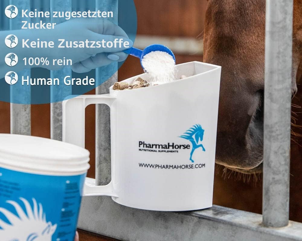PharmaHorse Triple Magnesium | Nervensystem | Konzentrationsvermögen | Muskeln & Knochen | Dopingfrei | 500 Gramm