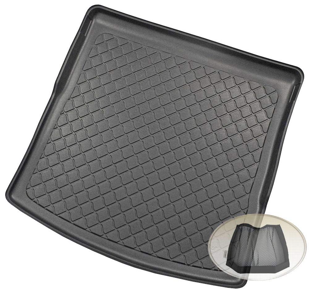 Z3291276 Gummierte Kofferraumwanne fahrzeugspezifisch + Klett-Organizer (Laderaumwanne, Kofferraummatte)