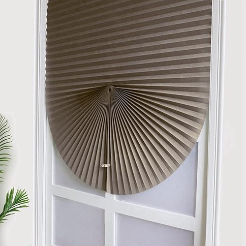 Miniatura 5 de Persianas temporales, persianas plisadas verticales, sin taladrar, persianas autoadhesivas, fáciles de instalar, se adaptan a persianas enrollables