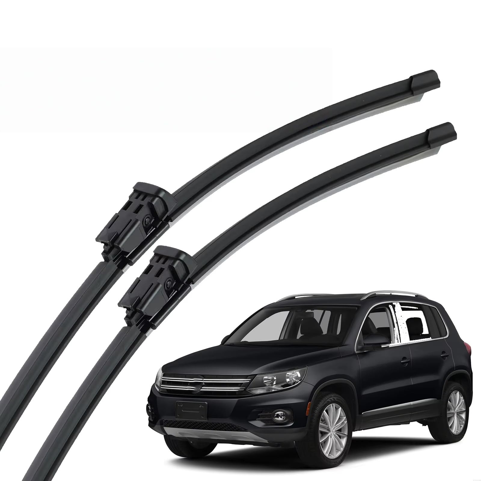 Balais d'Essuie-Glace Avant pour VW Tiguan : Nettoyage sans Traces et Caoutchouc Durable