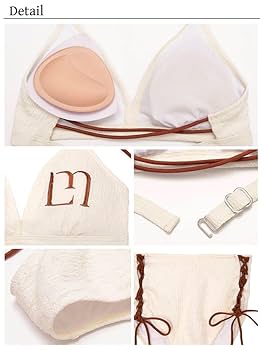 ルルメリー　水着 ホワイト　M-L ルルメリー 水着 ホワイト M-L Lulumerry Swim Wear♡ ⏰7/3(thu