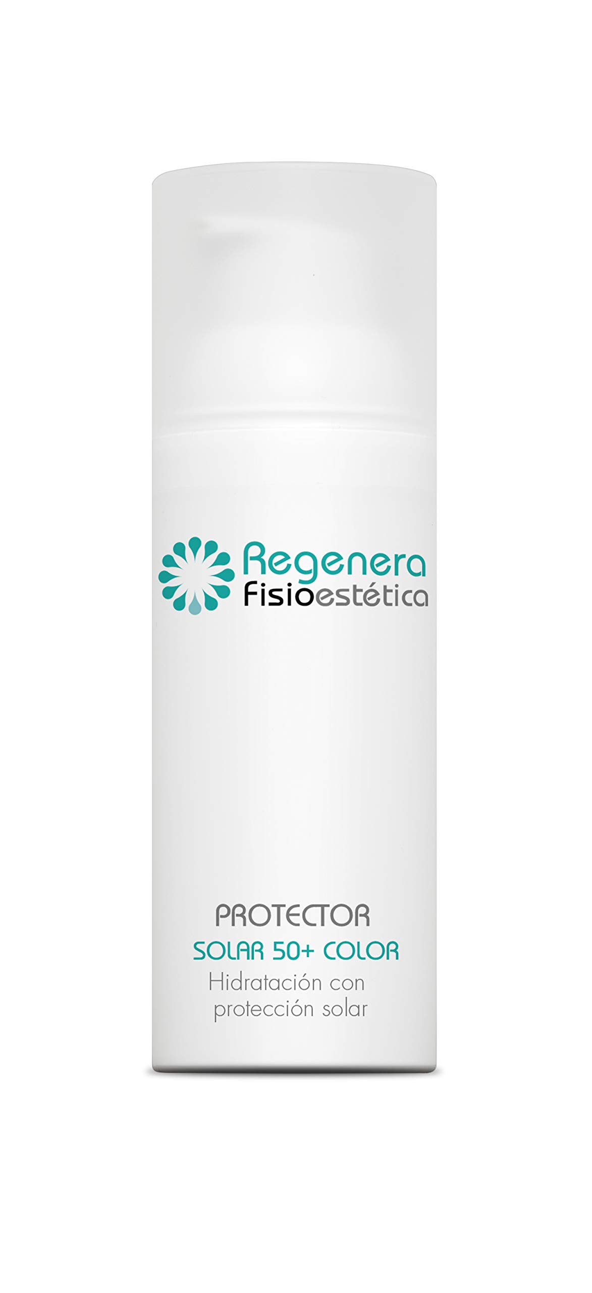 PROTECTOR SOLAR 50+ COLOR. 50 ml. hidratación con protección solar. REGENERA FISIOESTÉTICA