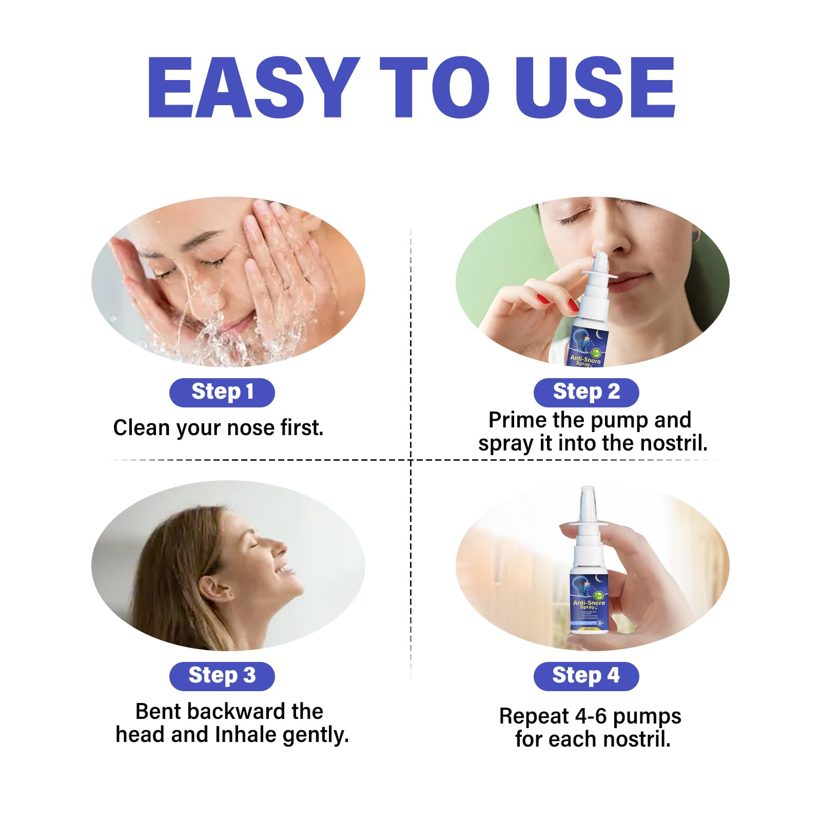 Anti Snoring Spray, Natural Herbal Formula for Quiet Sleep — Amazon image 6
