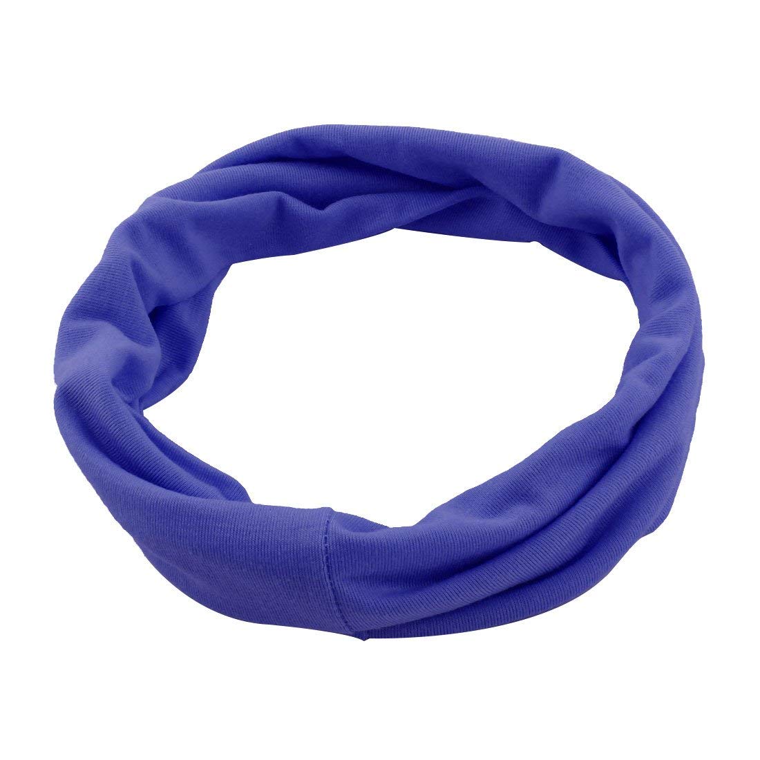 ubersweet Ubersweet® Elastic Fabric Outdoor Exercise Sports Yoga Headwear Headwrap Sweatband Headband Blue-picture-19