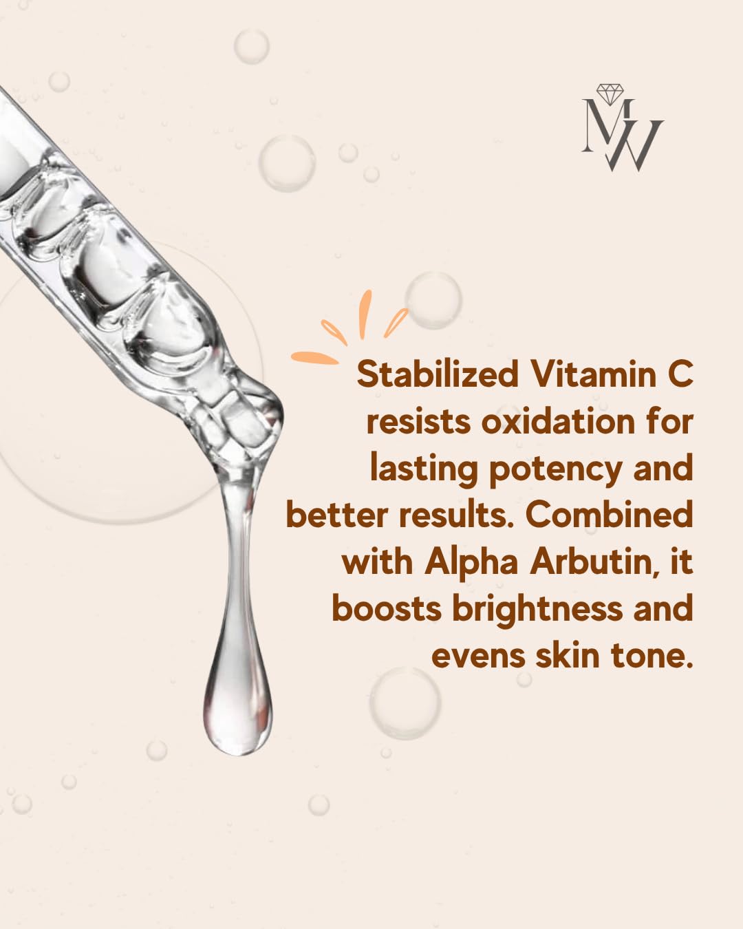 Vitamin C Face Serum – Brightening Serum with Alpha Arbutin – Antioxidant Treatment for Uneven Skin Tone and Radiant Glow – 1 Fl Oz